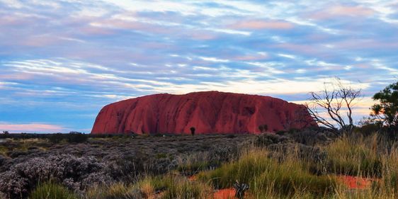 Uluru at sunset. Photo: Maree Clout