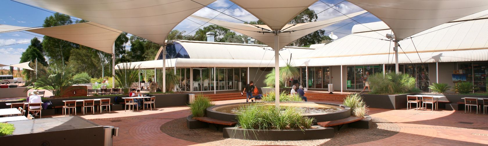 Town square at Yulara. Photo: Ayers Rock Resort