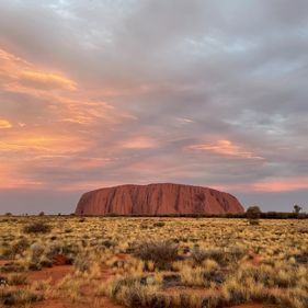 Sunset at Uluru