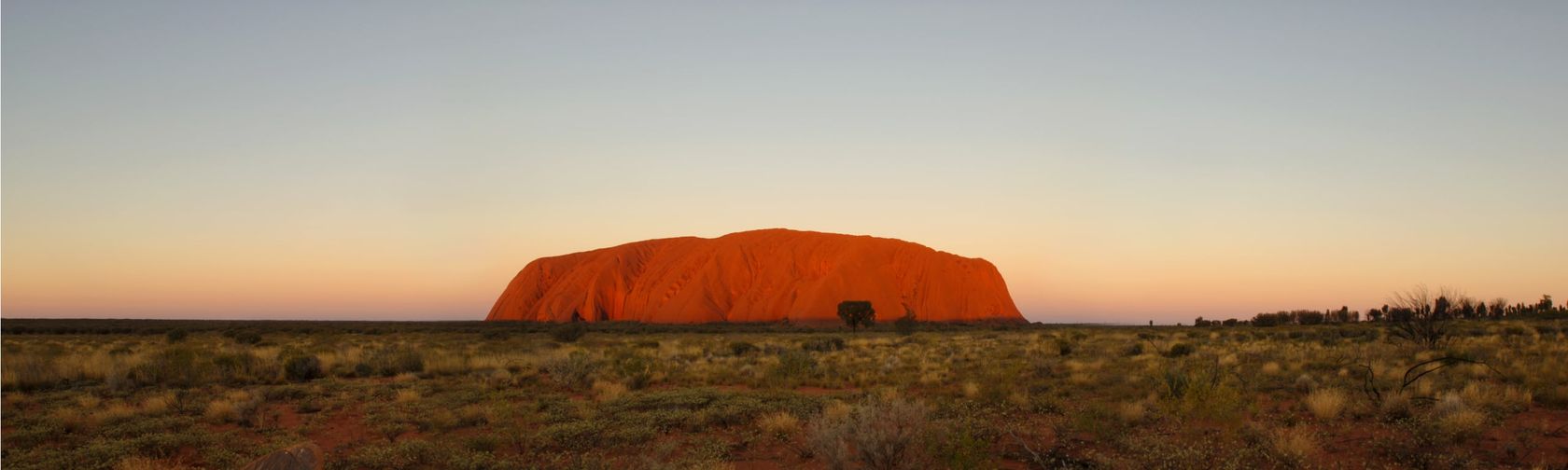 Ayers rock or uluru.