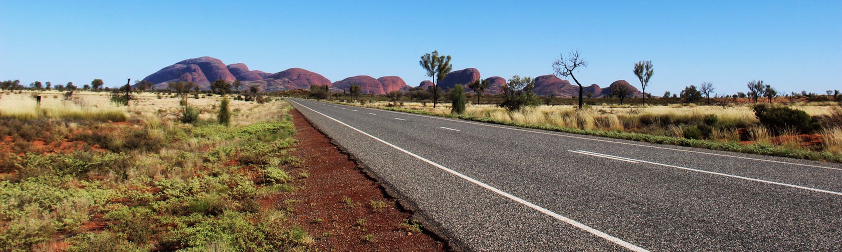 On the road to Kata Tjuta. Photo: Tourism NT