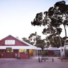 Exterior of Outback Pioneer Hotel & Lodge. Photo: Ayers Rock Resort