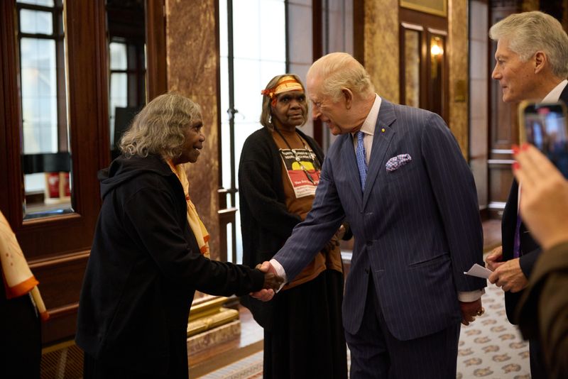 Traditional Owners met with His Majesty King Charles III. Mark Hilton